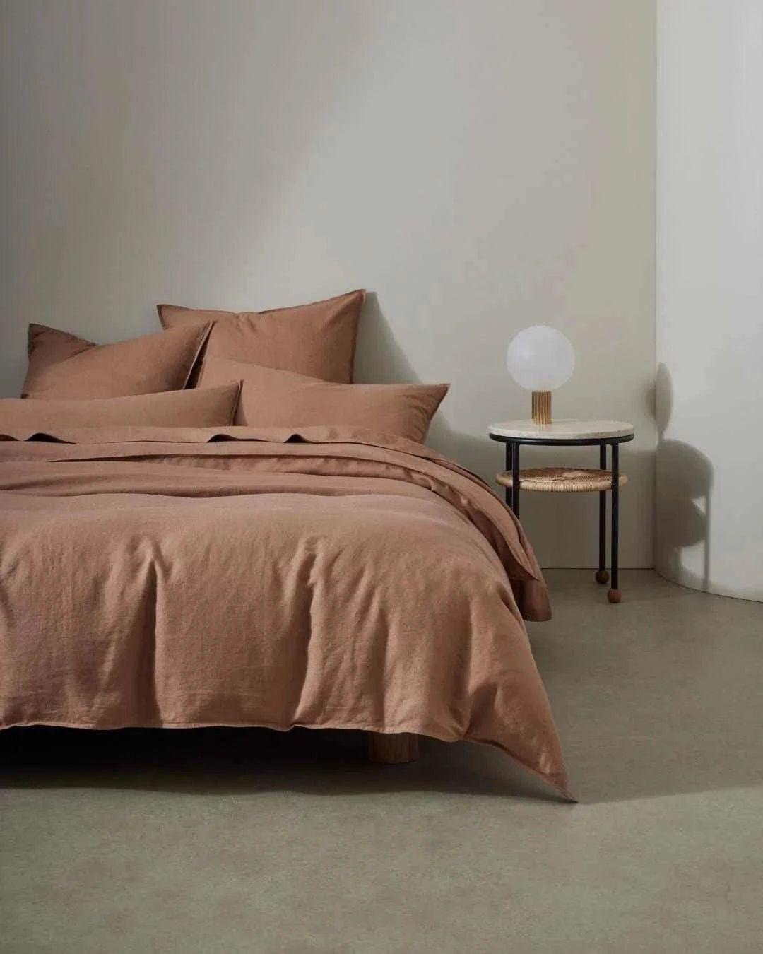 Knights Egyptian Cotton Flat Sheet - Bronze